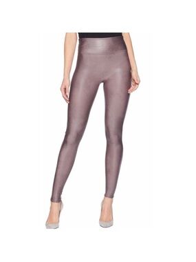SPANX Faux Leather Legging Antique Rose - M